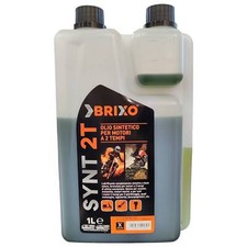 Olio sintetico 2 tempi brixo lubrificante sintetico motore Synt 2T 1 litro 