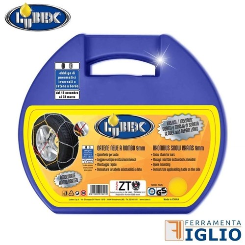 Catene neve lubex - neve, 9mm