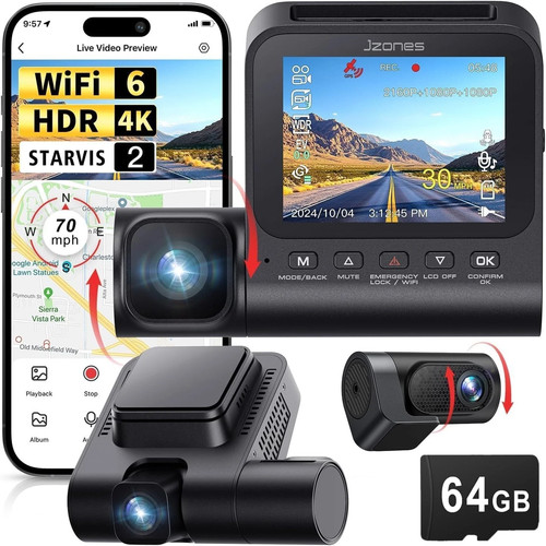 Jzones v630 dash cam auto - dash,