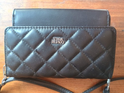 Borsa tracolla nera coveri - a,