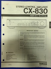 Yamaha CX-830 CX830 Manuale di