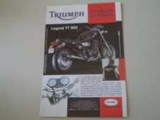 advertising Pubblicità 2000 MOTO TRIUMPH LEGEND TT 900