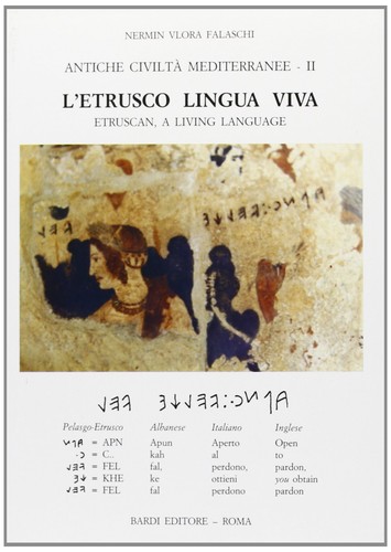 Etrusco lingua viva ediz - l'etrusco,