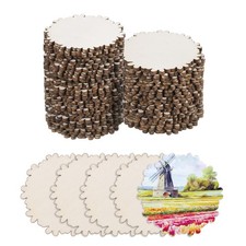 Dischi legno 5cm x50, fiocco