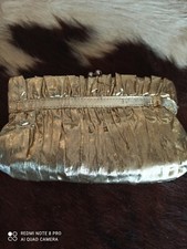 Pochette portafoglio donna Marina Galanti tessuto oro