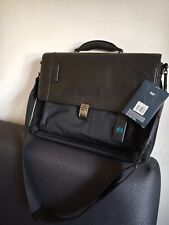 Piquadro P16 Cartella Porta Computer Espandibile con Patta in Pelle e Tessuto