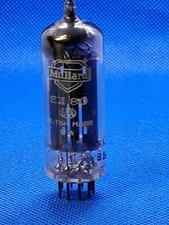 Mullard EZ80 tubo valvola raddrizzatore quadrato angolo Getter codice KC1 AVO TESTATO