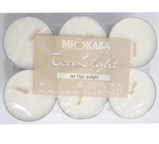SET 12 CANDELE IN CERA TEA