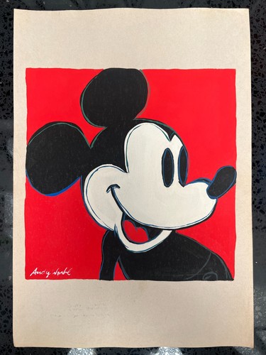 Andy warhol disegno carta - warhol, su