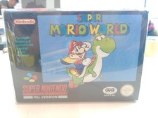 Super Mario World Gig Nintendo Snes Ita Completo + Crystal Box 