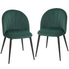 HOMCOM Set di 2 Sedie da