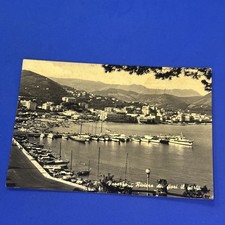 VARAZZE RIVIERA DEI FIORI IL PORTO CARTOLINA bianco e nero