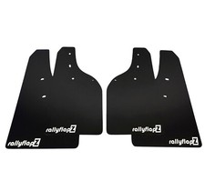 rallyflapZ | Mudflaps ADATTO Ford Fiesta Mk7.5 ST180 | ST200 Nero 4mm PVC *G RF-W