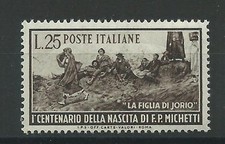 1951 ITALIA REPUBBLICA CENT NASCITA DI FRANCESCO PAOLO MICHETTI 1 VAL MNH MF2211