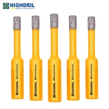 5 pezzi punte diamantate 6 mm