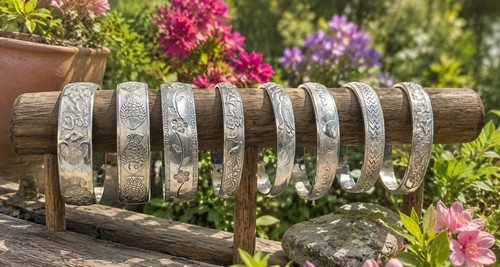 Braccialetto tibetano argento - tibetano,
