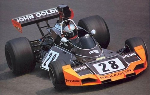 Rare decal john goldie - decal, 1/43.