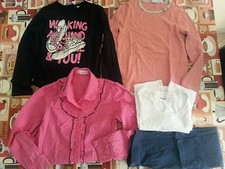 lotto 436 stock 5 pezzi abbigliamento bimba bambina 7/8 Anni