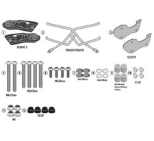 KAPPA Telaietti Laterali REMOVE-X Per Borse Morbide Per Honda CB 500 Hornet 2024