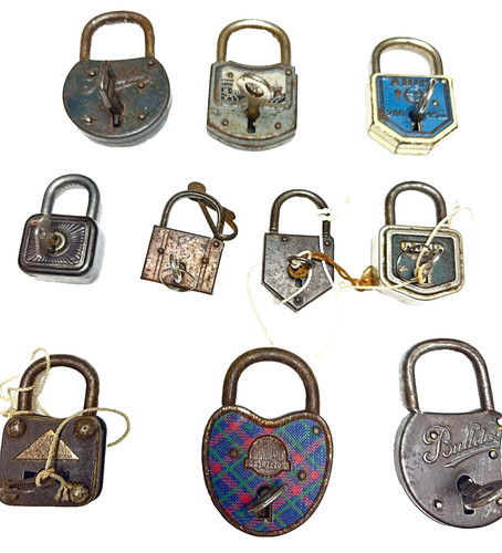 Collezione antichi lucchetti - collezione,