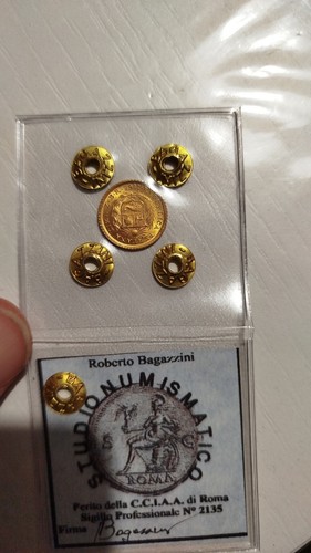 Libra peruviana moneta - 1/5, oro