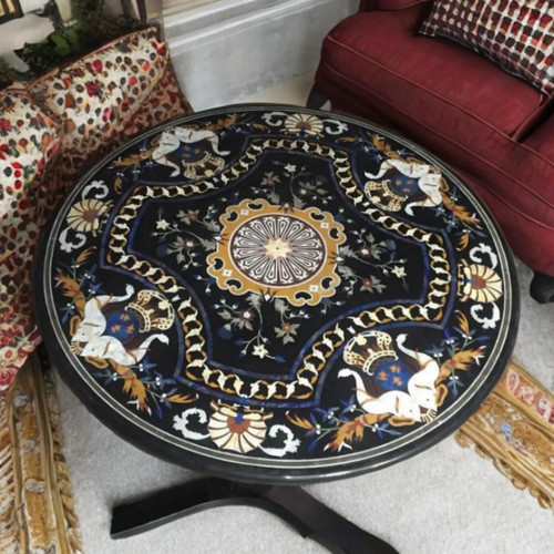 Handmade black marble coffee - marble,