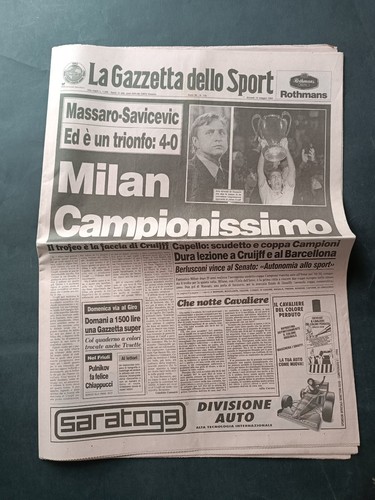 Gazzetta dello sport - anno, 1994