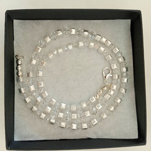 Collana cristallo rocca - cristallo, di