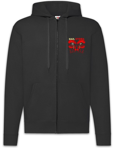 Felpa con cappuccio zip hail - cappuccio, e