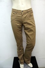 Jeckerson Jeans Uomo Pantalone Taglia 44 Marrone Pant Pants Regular Cotone