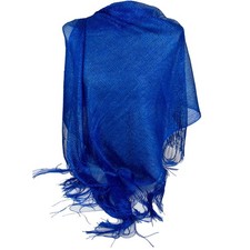 Stola blu elettrico cerimonia