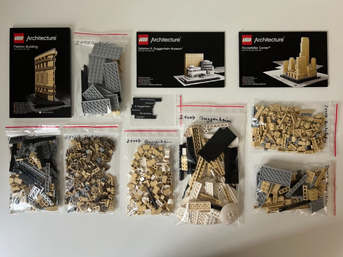 Lego architecture rockefeller - lego,