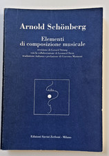 A. Schönberg: Elementi di composizione musicale | Suvini Zerboni