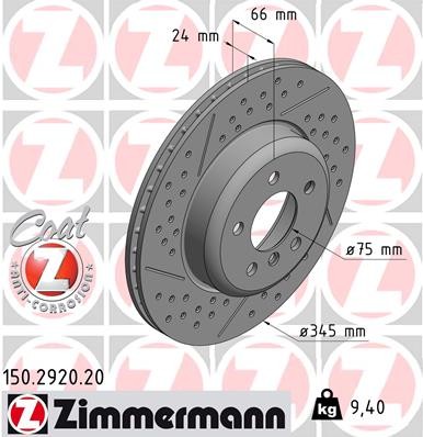 Disco freno zimmermann - disco,