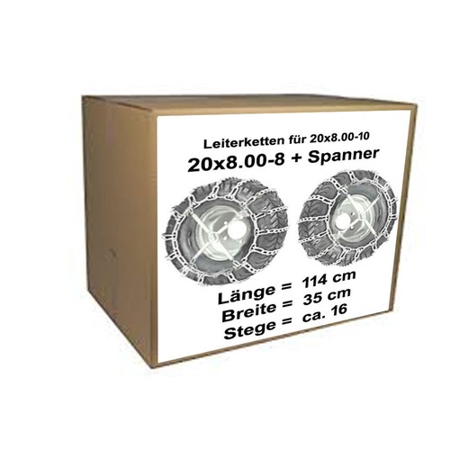 20x8 catene neve - neve, +