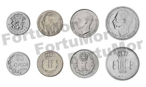 Lussemburgo unc set - lussemburgo,, pezzi