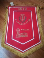 Gagliardetto ARGENTANA ARGENTA CALCIO football MATCHWORN FUSSBALL wimpel 