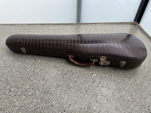 Astuccio violino alligatore