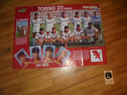 Poster torino calcio 1990 - torino,