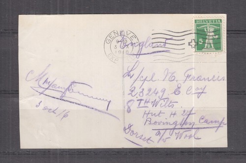 Svizzera 1916 ppc - svizzera,1916, chillon