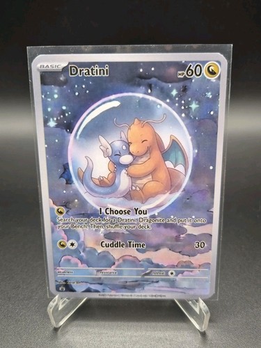 Dratini card custom fan art - card,