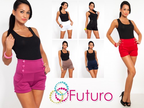 Pantaloni corti trendy vita