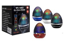CASSA MINI CASSA SPEAKER BLUETOOTH LUMINOSO WS-1802 MICRO SD USB LED RADIO FM