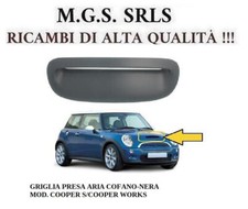 Griglia presa aria cofano nera - presa,