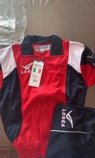 tuta texsas bimbo taglia 152 unisex legea XXS nuova con etichetta blu e rossa 