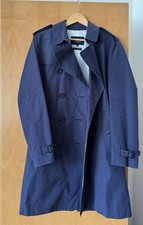 Trench cappotto blu navy