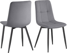 Sedie Da Pranzo in Velluto