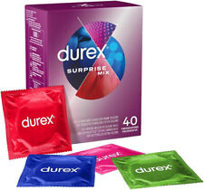 Preservativi DUREX SurpriseMix Sottili Resistenti Stimolanti Nervature Box da 40