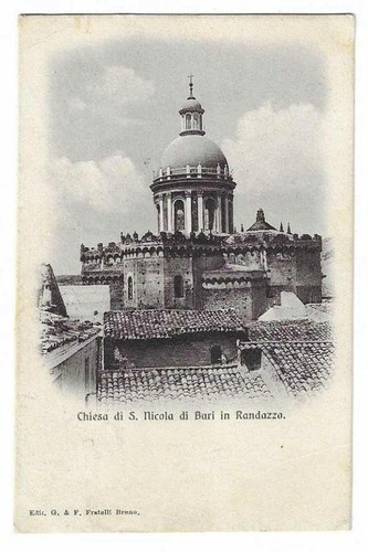 Randazzo 1906 chiesa di - randazzo,