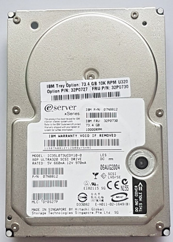 Hdd gb ibm xseries - da,